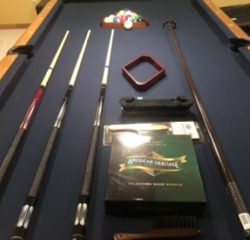 American Heritage Pool Table and Accessories